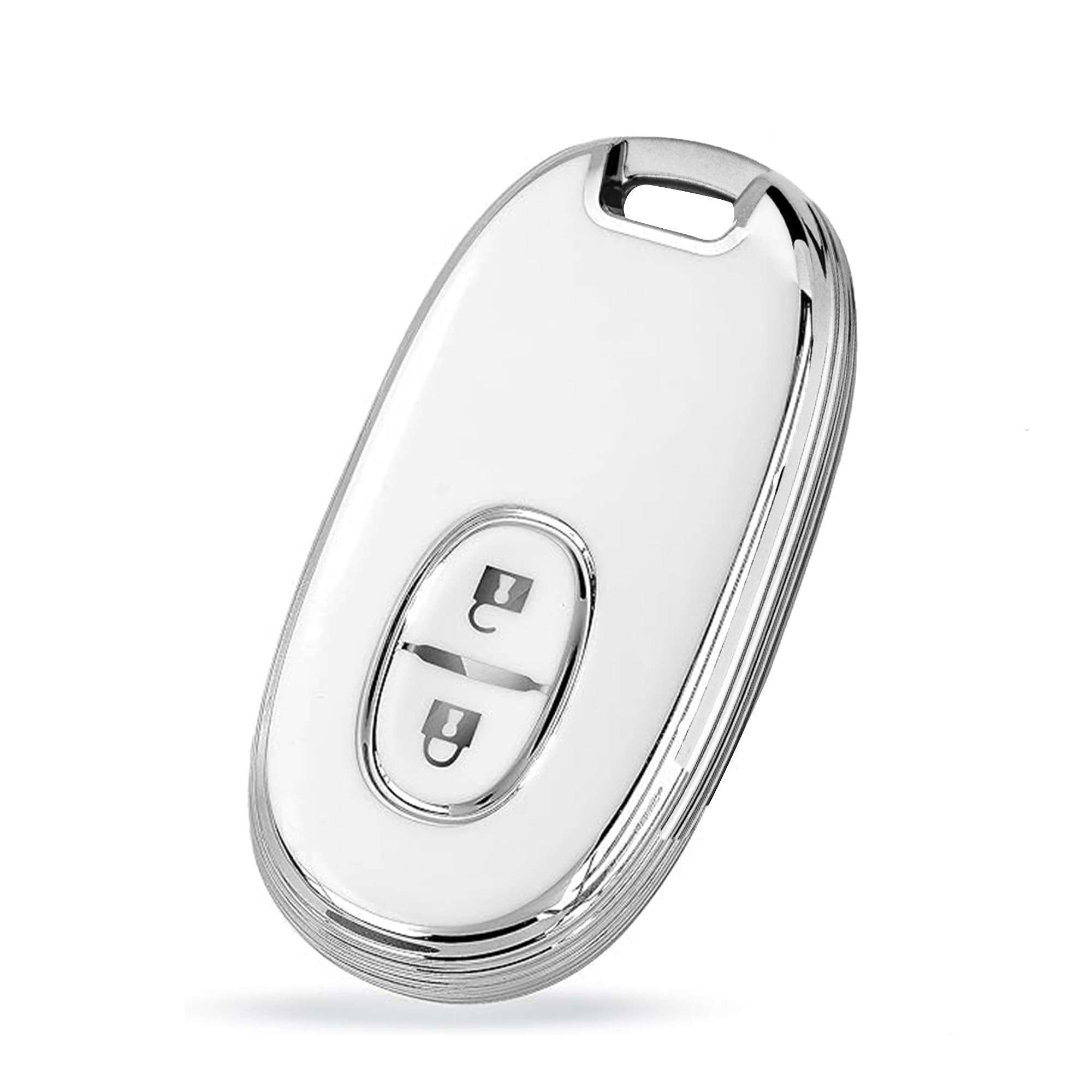 

Suzuki Key Case for Wagon MR Wagon Suitable for SUZUKI smart key cover and Made of stylish design [Unhoke] R, Hustler, Lapin, Roox, Solio, Wagon, белый