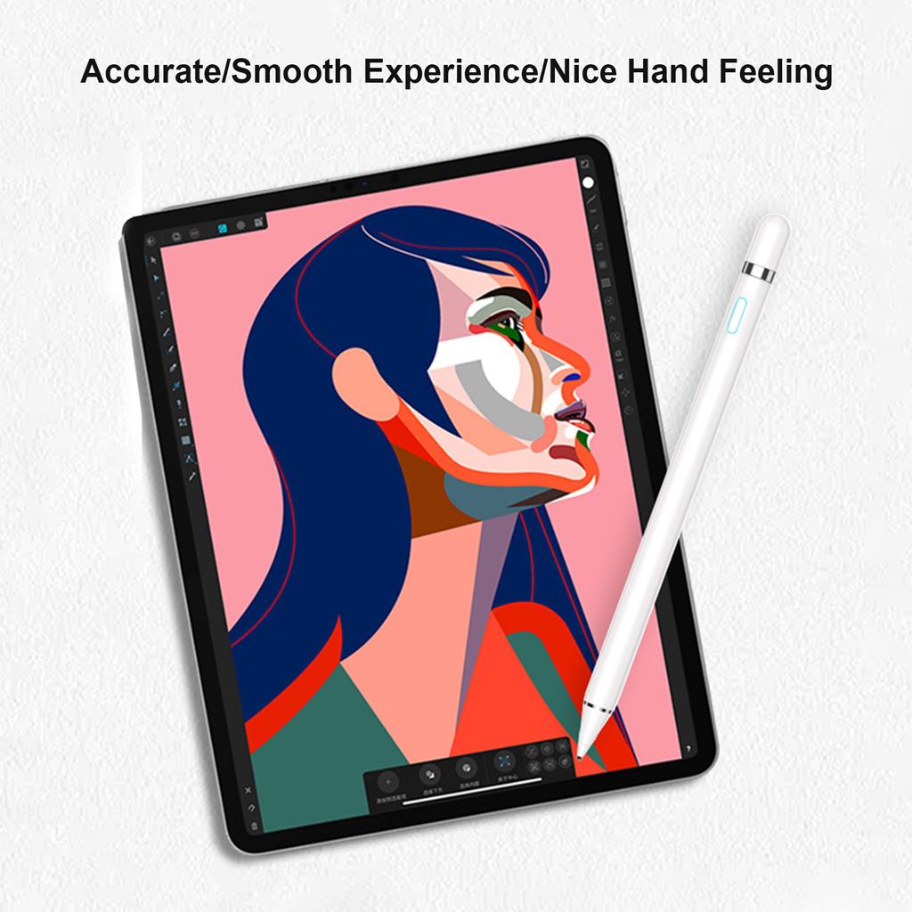 Digital Active S-tylus Pen Pencil 1.45mm Replacement for Android IOS System Ipad-Air 9.7 Mini 1 2 3 4 Pro Built-in 140mAh High Capacity Rechargeable