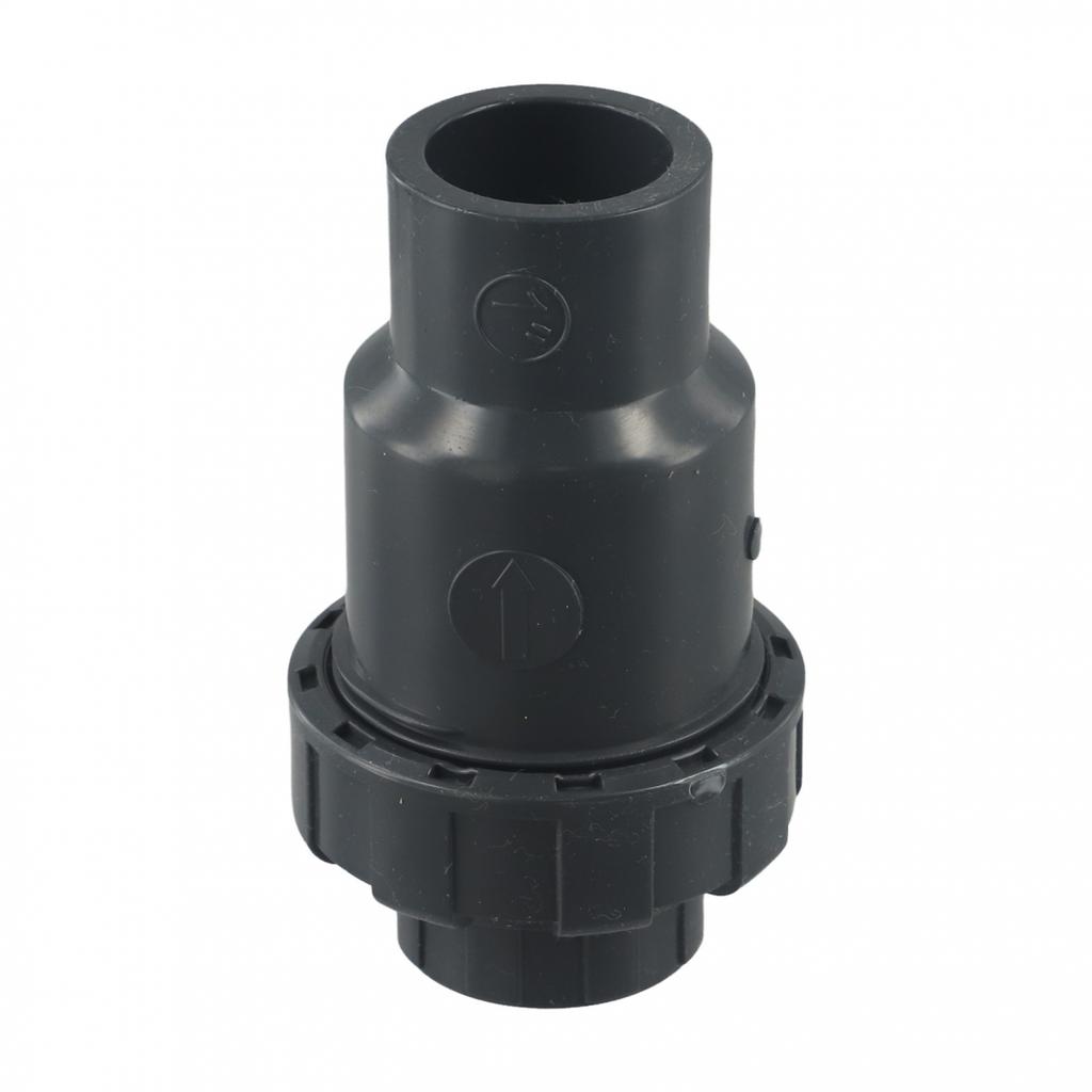 1 Stück Rückschlagventile 32mm/1,26 Zoll Rückflussverhinderung Grau PVC