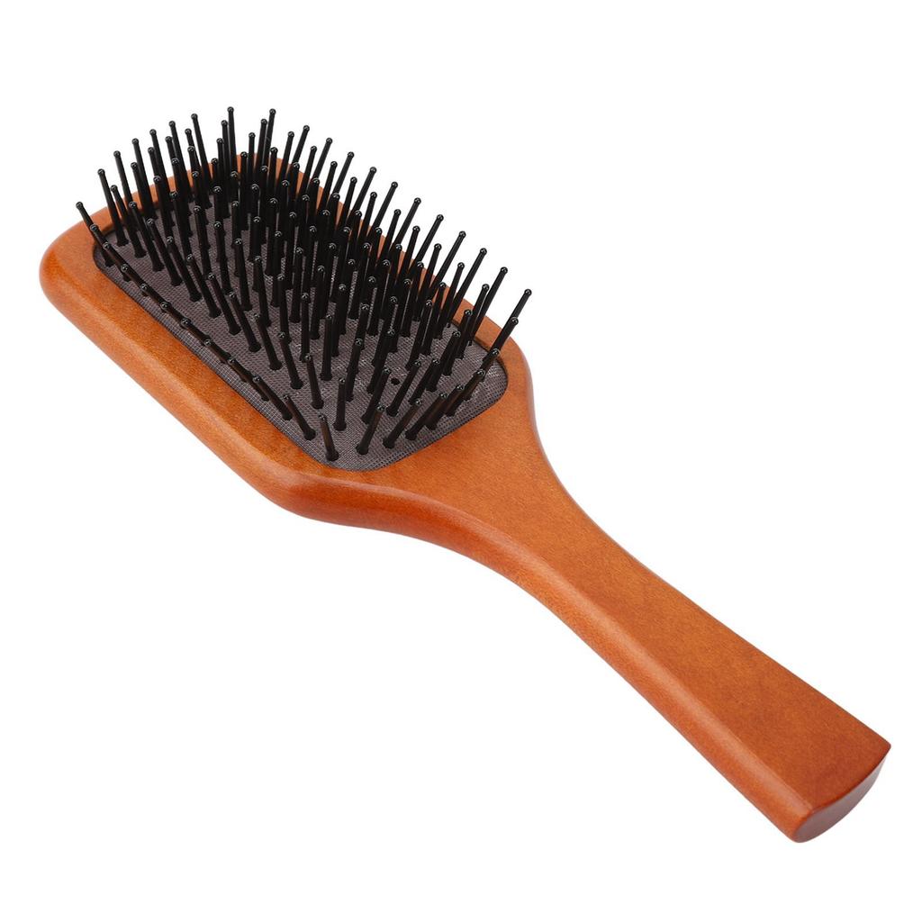 Paddle Hair Brush Ergonomic Massage Scalp Reduce Pulling Prevent Slipping Paddle Detangling Brush with Handle for Women