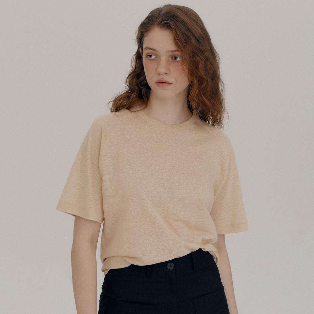 Nowood Linen Nagrant T-Shirt (Beige) Free
