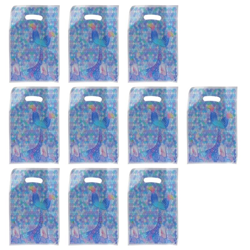 

Mermaids Theme Gift Boxes and Bags Flag Banners Cake Insert Hanging Swirls Invitation Card Birthday Party Decoration