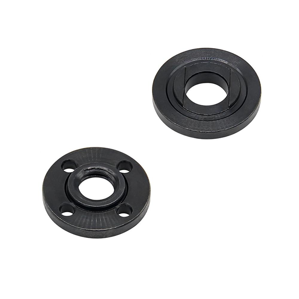 1Set M14 Thread Replacement Angle Grinder Metal Pressure Plate Inner Outer Flange Nut Set Tools for 14mm Spindle Thread