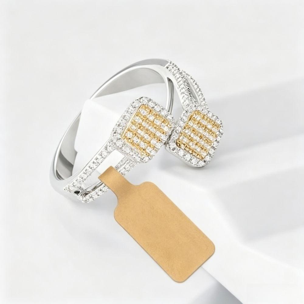 500Pcs Portable Price Tags Blank Kraft Paper Tags Ring Price Tags Sticker Jewelry Display
