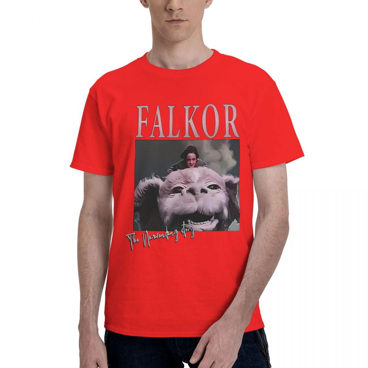 

Neverending Story Falkor 100 Cotton Casual Breathable Confortable Anime Mens Clothing Deals Funny Gift S