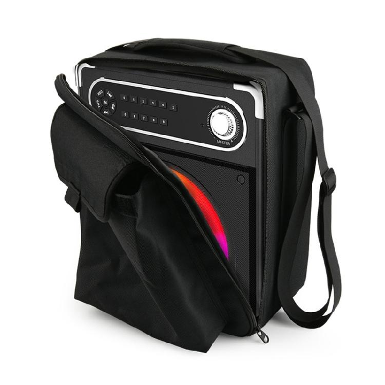 Speakers Guard Shoulder Bag For JYX Karaoke Machine With Microphones Organizing Pocket for Enthusiasts Music Lover