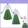 Vibrant Anime Violet Evergarden Cosplay Costume Featuring Elegant Blouse And Skirt Set