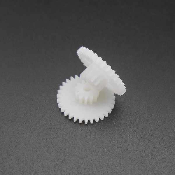 200PC 0.5 Modulus 0.5M Double Gear Reduction Bilayer Gears 32 Teeth 12 Teeth Aperture 2MM 2.05mm 2B Loose Fitting 32T 12T 32122B