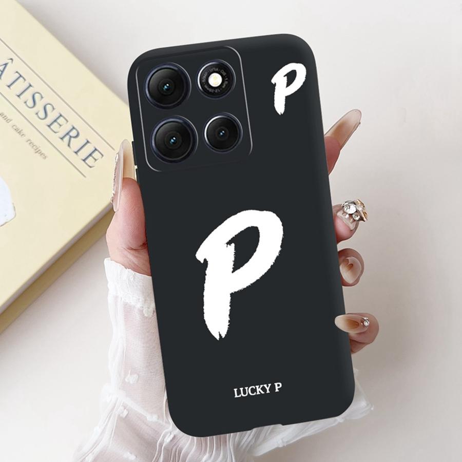 For Motorola Moto G86 Power Case Cover For MotoG86 G 86 Power Case Letter Painted Shockproof Soft Silicon Phone Cases Back Cover
