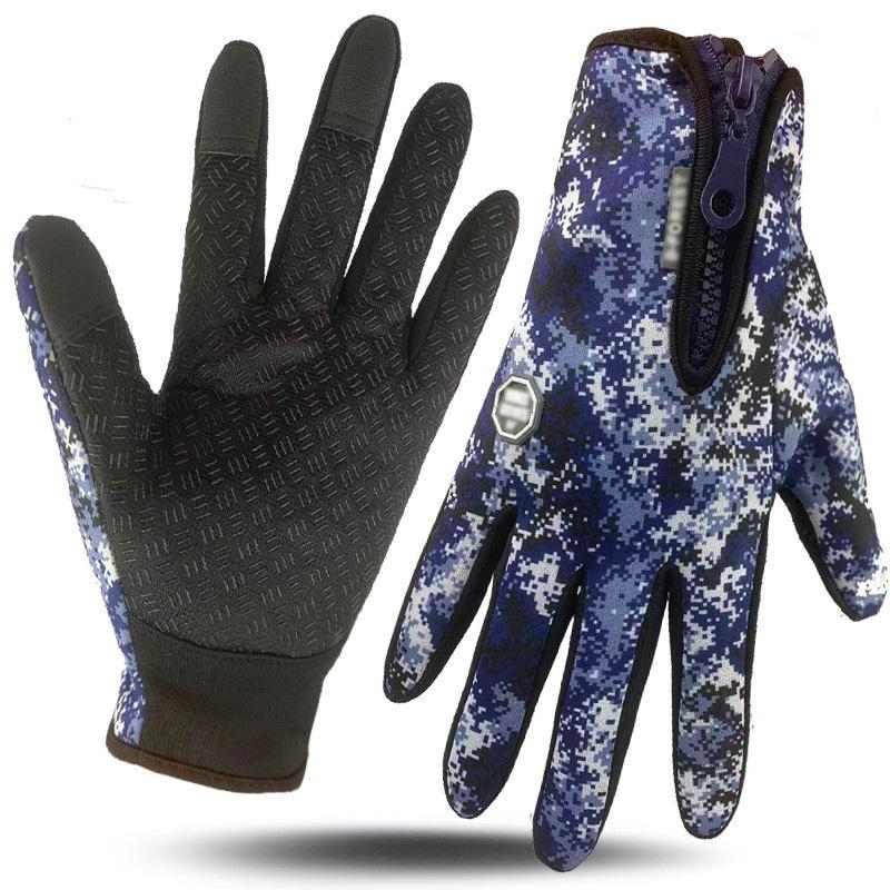 Waterproof Touchscreen Fleece Ski Gloves for Men & Women - Autumn/Winter Cycling Cold-Proof Style