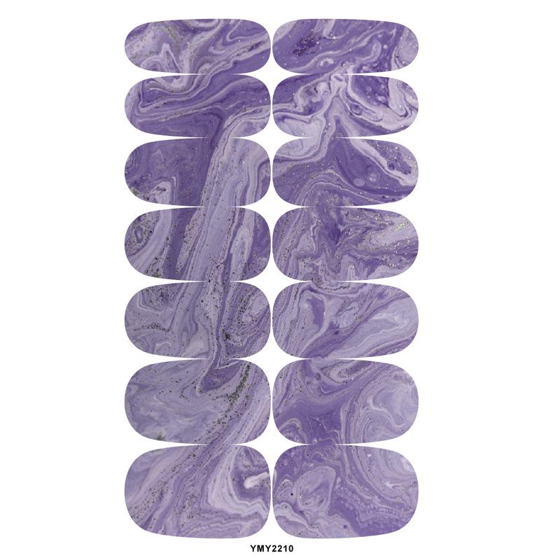

Marble Pattern Nail Art Stickers – Adhesive Hot Stamping (YMY2209-2217)