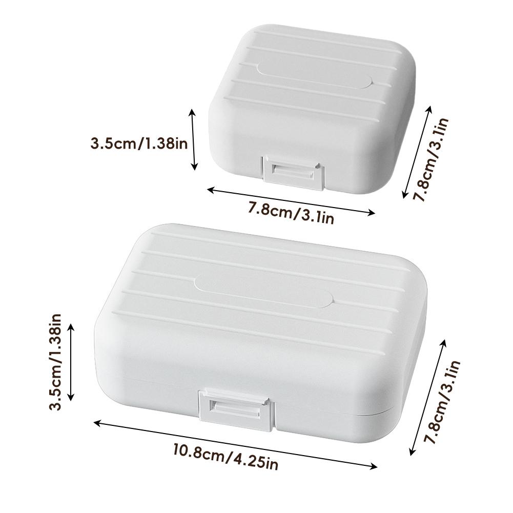 Kleine Pillenbox mit Fächern Tragbare Pillendose Auslaufsicher Medikamenten-Pillenspender Reise Ältere Tägliches Pillenmanagement