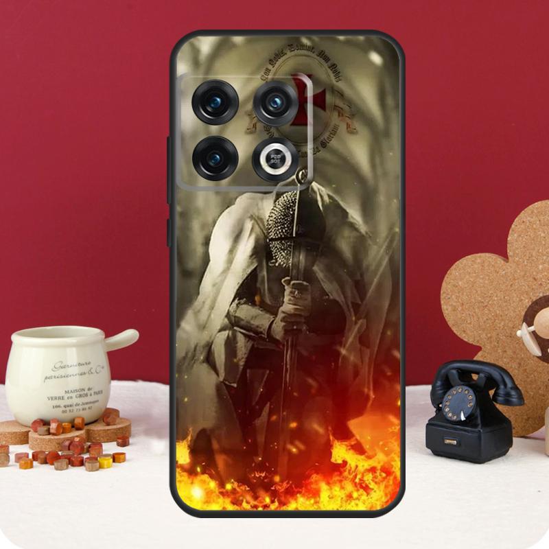Knights Templar Cover For OnePlus 13R 13 12 12R 11 10 Pro 8T 10T OnePlus Nord 4 CE 2 3 Lite N10 N20 N30 Case