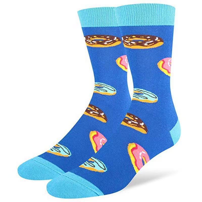 

Autumn Winter Printed Crew Socks - Cute and Trendy Food Patterns One Size