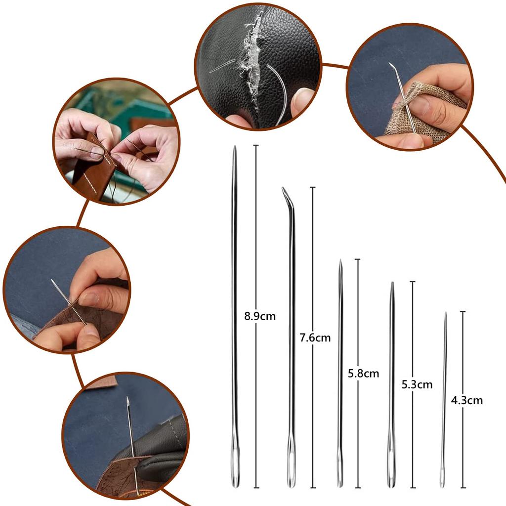 Leather craft leather craft leather craft leather leather leather needles and hole diamond punching tool stitching edge edge measuring wool glue