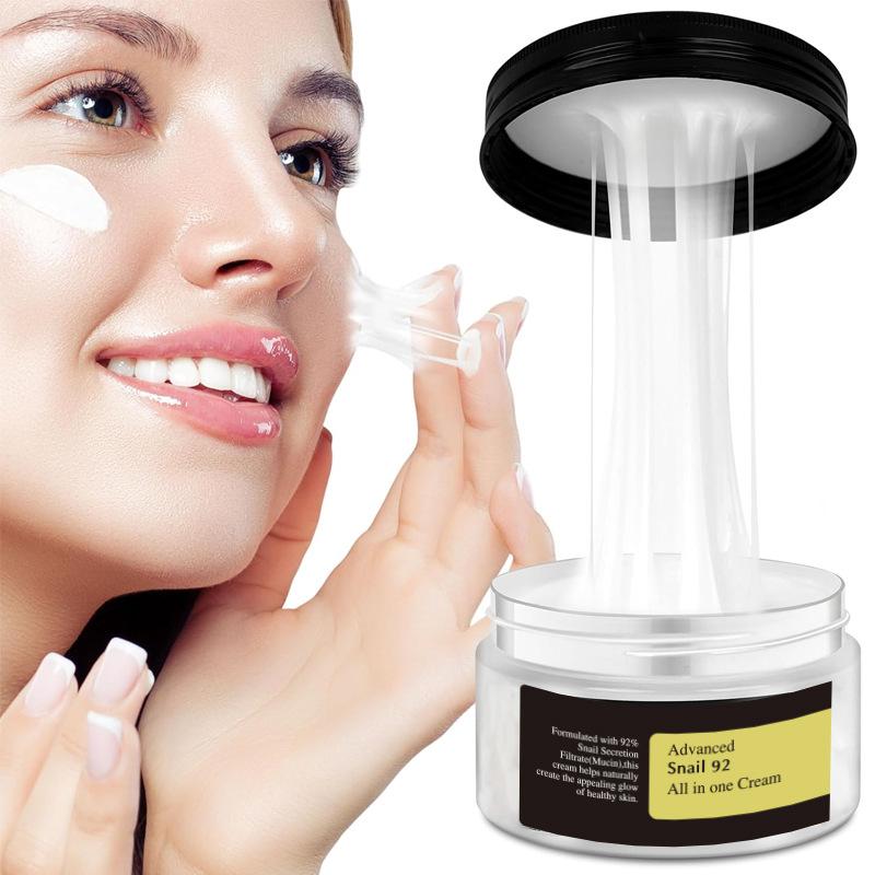 Snail face cream, plain face cream, moisturizing beauty, moisturizing level, optimal price, high moisturizing, nourishing, deep nourishing 100g