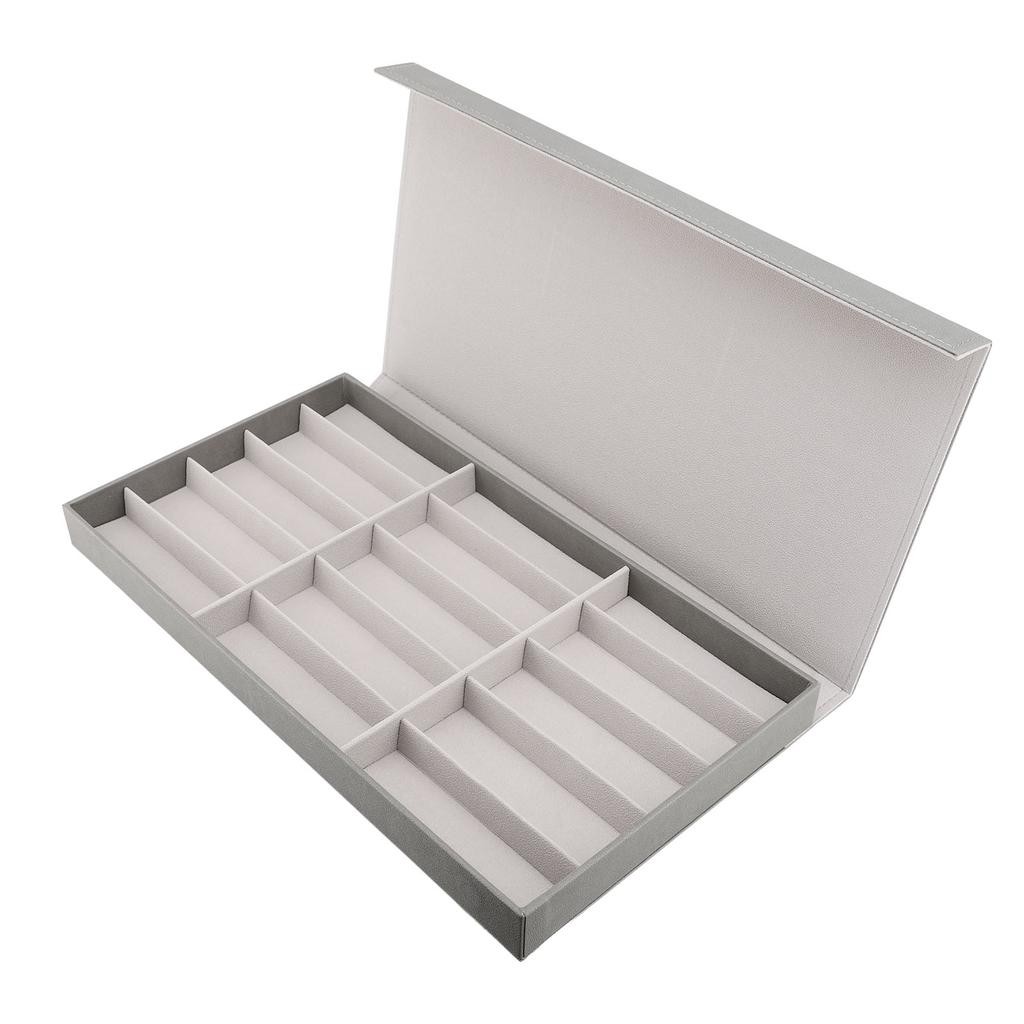 15 Fächer Sonnenbrillen Organizer Multifunktionale Schmuckschatulle Großer Raum Mehrfache Brillenetui Box für