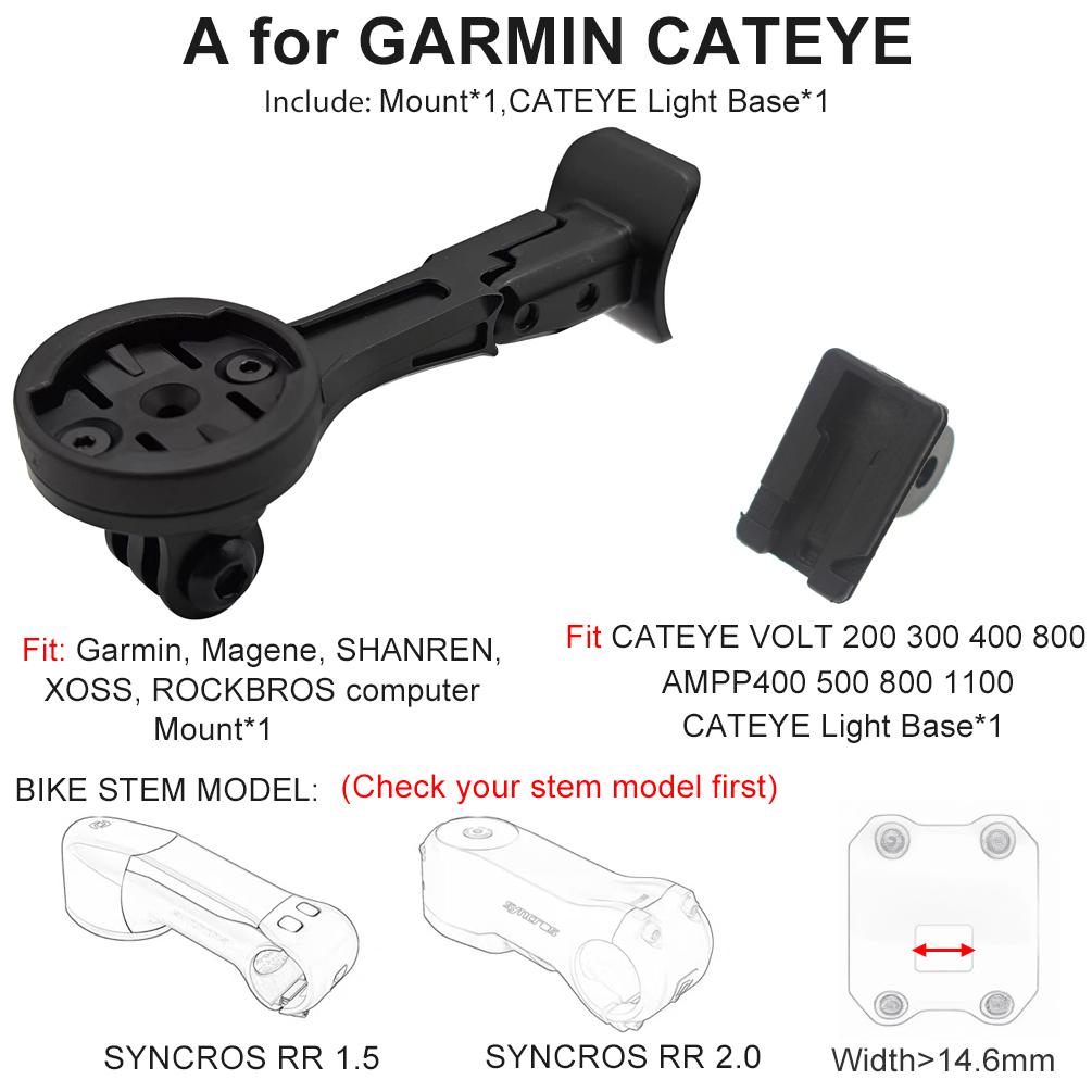 TWTOPSE Bicycle Computer Mount Rack For SCOTT SYNCROS ADDICT RR IC FOIL AERO Bike Holder For Garmin GOPRO Light Speedometer