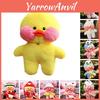 Adorável Brinquedo de Pelúcia Fantasia de Pato Amarelo Lalafanfan Cafe Mimi de 30cm Para Crianças e Decoração de Casa