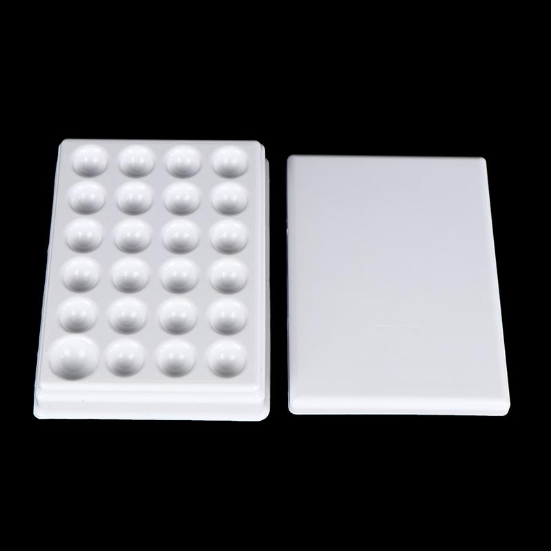 Dental Lab 24 Slot Plastic Palette Watering Plate Mixing Plate Mixing Tool