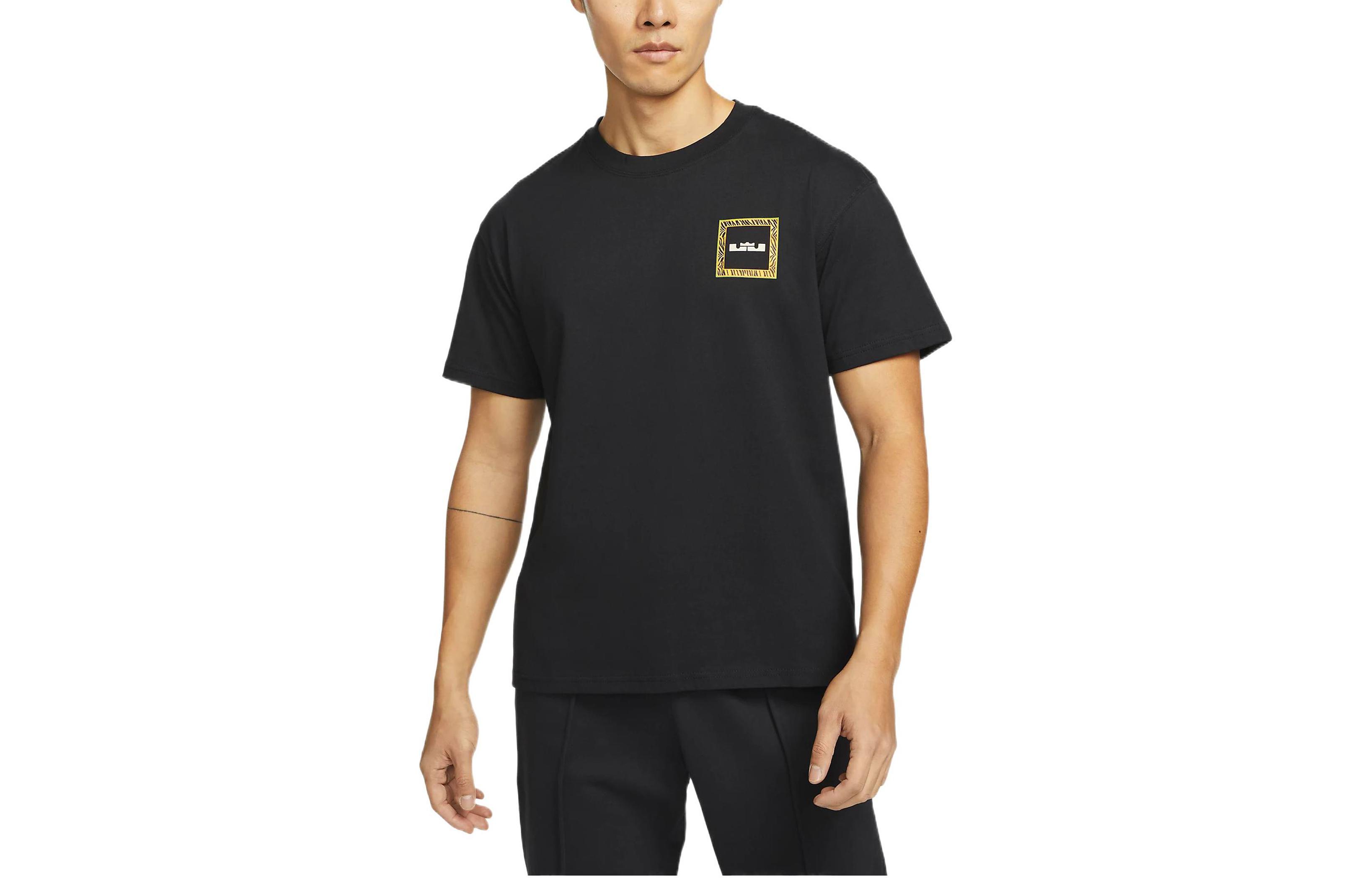 

Nike T Shirts Men s Black Crew Neck Moderate Straight Fit DQ1882-010 M