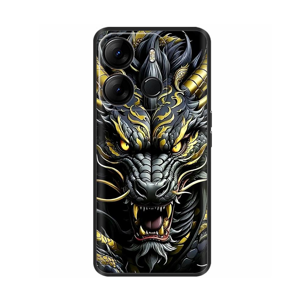 Für Tecno Spark Go 2023 Hülle Beliebte Blumen Silikon Handyhülle Für Tecno Pop 7 Pro Cover SparkGO Hüllen Schutzhüllen Schalen