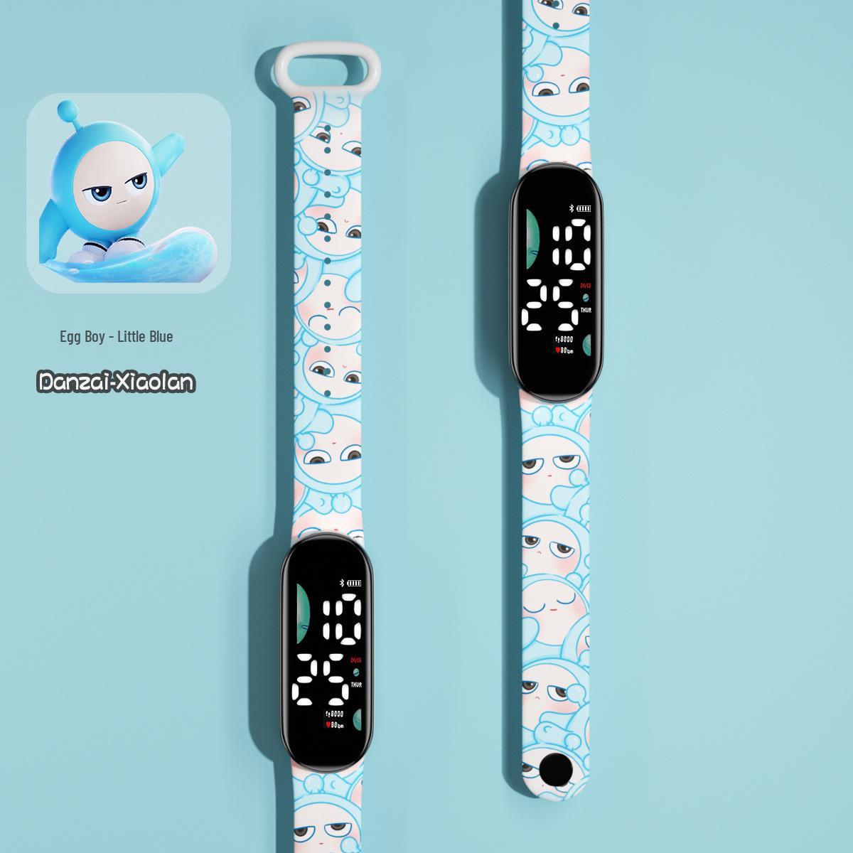 Trendy Kids  Cute Cartoon Print Unisex Electronic Watch