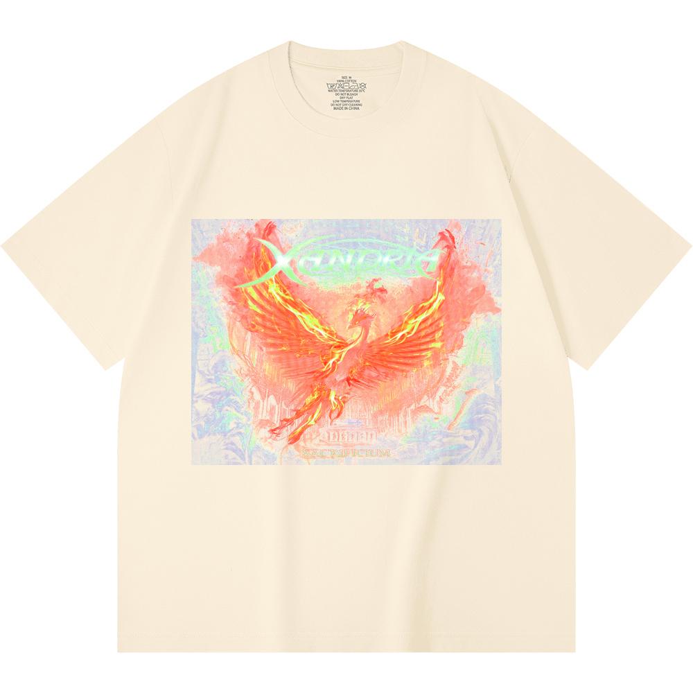 230 Gsm 100% Cotton Heavy Metal T-Shirt  Rock Band Popular Music Print Unisex Heavy Cotton T Shirt