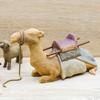 Willow Hand Tree Painted Sculpted Figures Shepherd Stable Animals Ornaments Toy