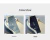 Women's Retro High Waist Patchwork Jeans - Slimming Straight Leg Cigarette Pants, Spring/Autumn 2025 Collection.