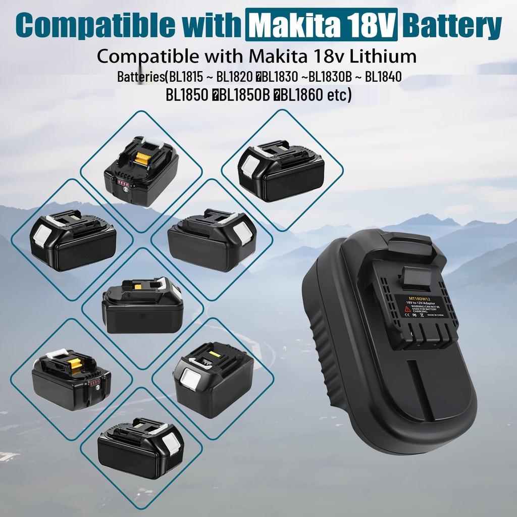Battery Adapter for DW18DL12 MT18DL12 Lithium-ion Models