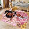 1PC Princess Butterfly Non-Slip Floor carpet, Office, family, bedroom, Studio - Large Area Rug,  Decorative Mat, Longlasting Material-C0438