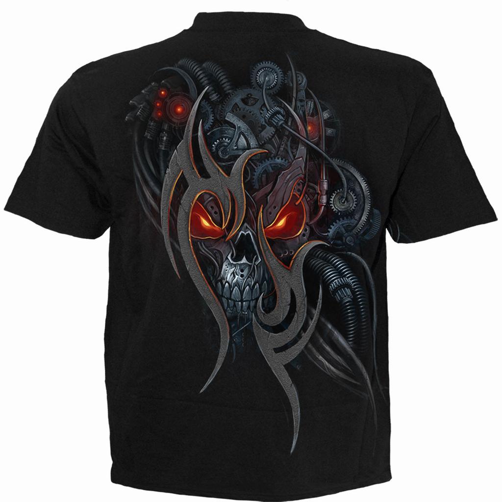 Spiral Direct Unisex Adult Steampunk Skull Back Print T-Shirt