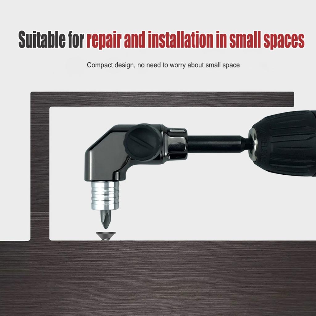 90 Degree Right Angle Screwdriver Holder Drive Bit Angle Extension Electric Screw Driver Angle Driver Hand Tools