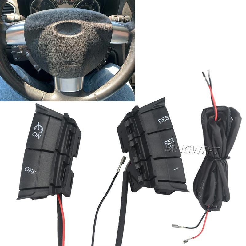 High Quality Steering Wheel Cruise Control Button Switch For Ford Focus 2005 2006 2007 2008 2009 2010 2011