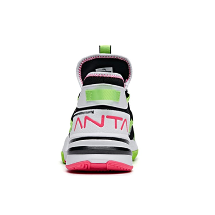 Anta Craze 1 Abrasion Resistant Breathable Low top Basketball Shoes Men's Black Pink 112021609-1