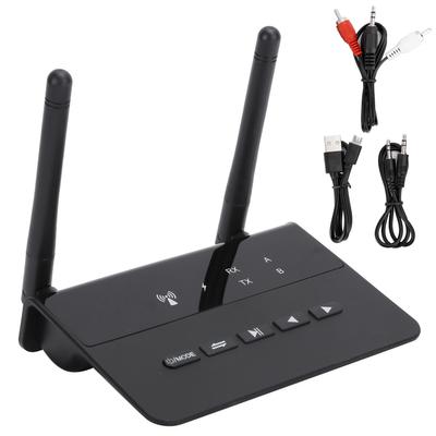 2 In 1 Bluetooth Wireless O Adapter Long Range Transmitter Receiver  AUX for Car TV