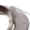 10-2Pcs MR11 Silver Dia 70mm Polished Chrome Fixture Lamp Holders Ceiling Spot Downlights Fitting