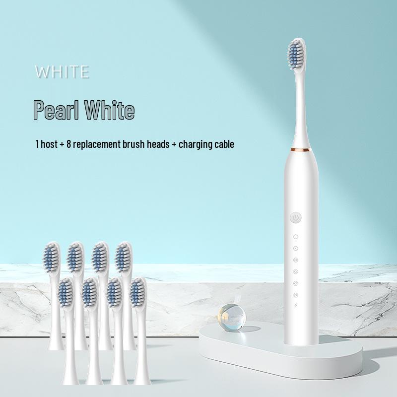 Rechargeable Sonic Electric Toothbrush for Adults: Soft Bristle, Smart, Couple-Friendly Model.