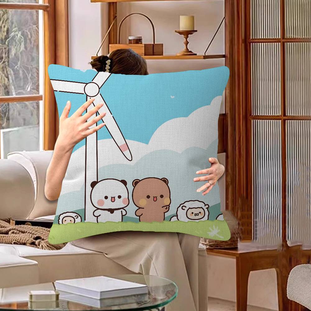 Bubu And Dudu Pillow Anime Pillow Sofa Bed Head Pillow Cover Cushion Cover 45X45 Cm Fashion