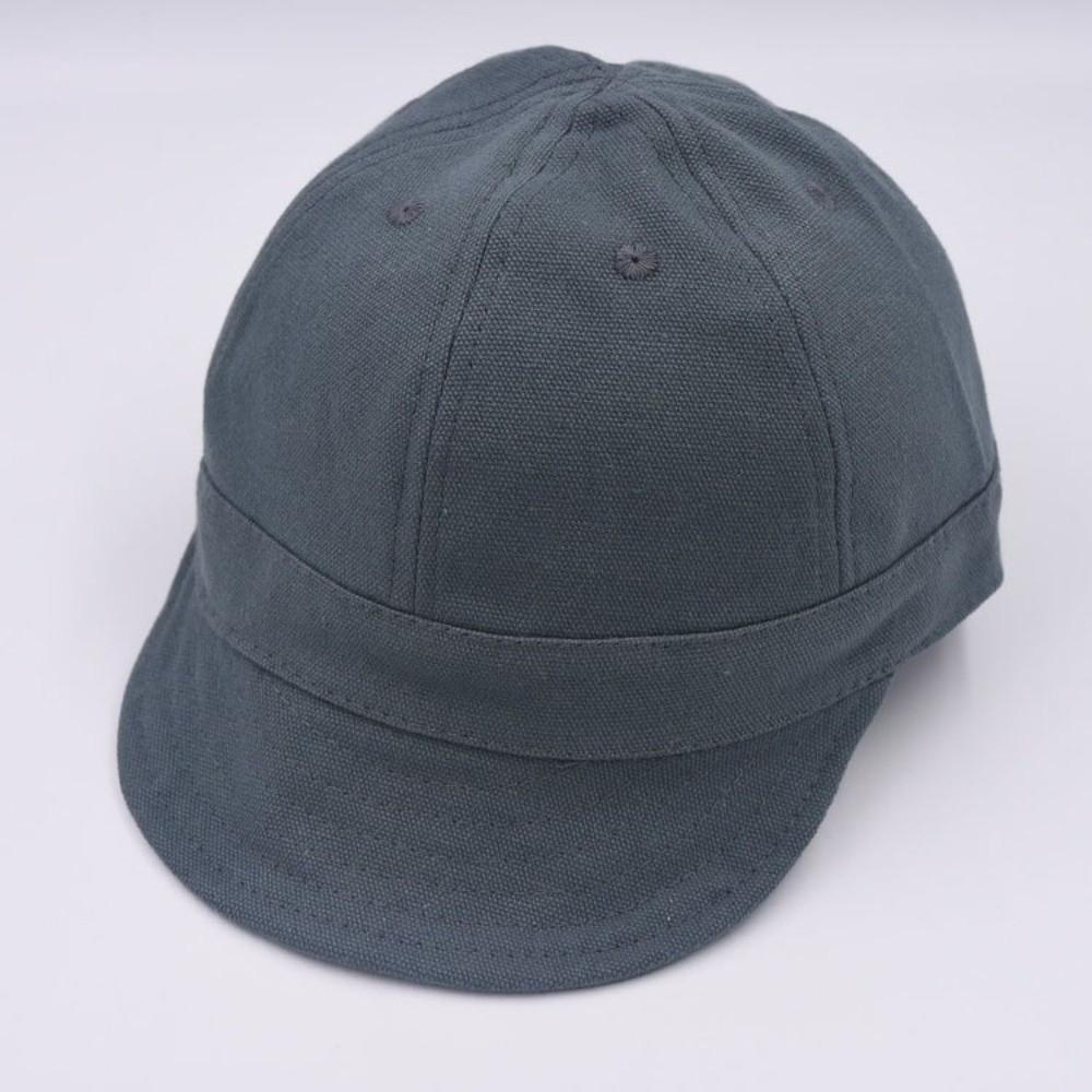 Canvas Short Brim Baseball Cap Solid Color Peaked Cap Apparel Accessories Sun Hat Sports