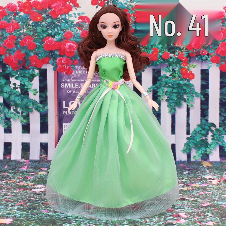 Yamonle Dress-Up Doll Half-Wrap Skirt: Wedding Princess Gown for Dolls