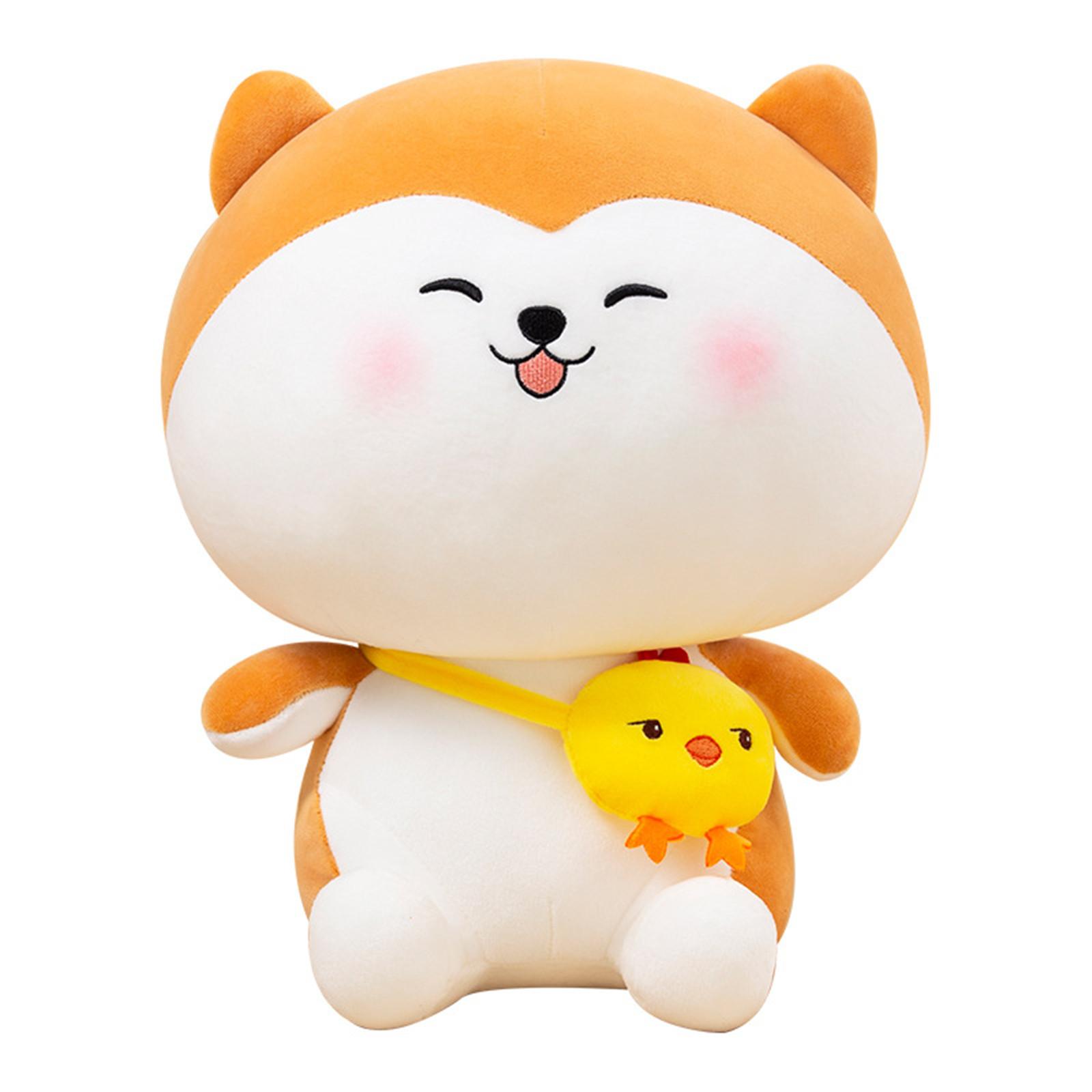 

Plush Toy Shiba Inu Mantou Doll Simulation Dog Cute 23cm Kawaii Cartoon Home And Party Gift Sleeping жёлтый