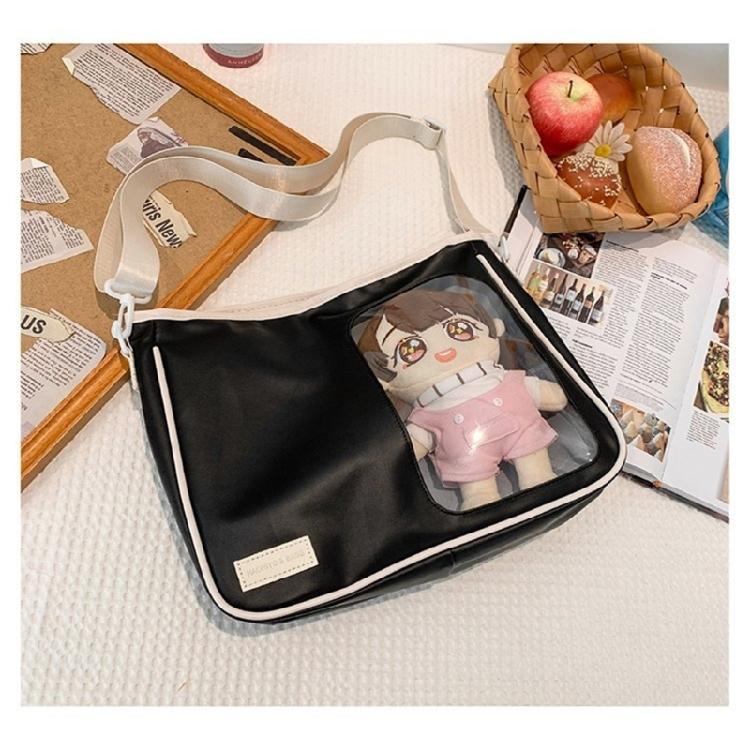 Clear Messenger Bag Versatile Shoulder Crossbody with Large Capacity for Women