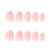 Minimalist Classic French White Tip Short Almond Fake Nails - Hot Selling Wearable Nail Tips