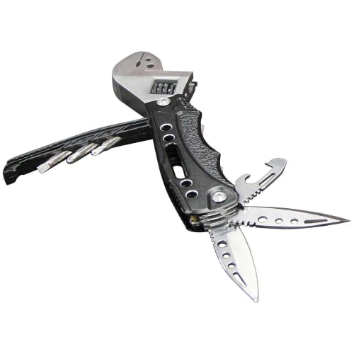 E-Value EMA-2 Multi-Function Adjustable Wrench with Case for Outdoor Activities and Camping