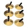 2 Finger Cymbals, Dance Instrument Accessory for Children, Metal Material, Ergonomic Design, Easy To