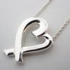 [Used] TIFFANY/Tiffany 925 Loving Heart Pendant/Necklace/j70-3
