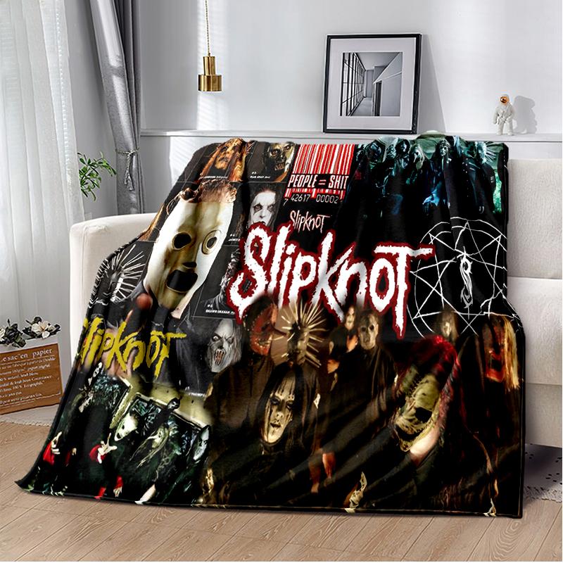 Coperta con Motivo Heavy Metal per Bambini Divano Letto Casa Viaggio Picnic Escursionismo Coperta Super Morbida in Flanella Regalo di Compleanno