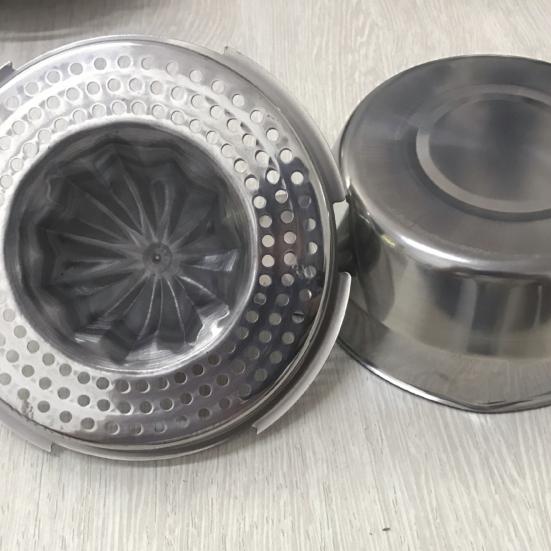 Yousheng 1 Set Manual Juicer Eco-friendly Rust-proof Stainless Steel Manual Fruit Juicer Machine for Home